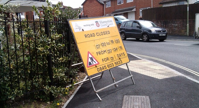 Old Winton Road - Road Closure