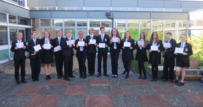 Harrow Way School Andover - Maths Challenge 2015-1