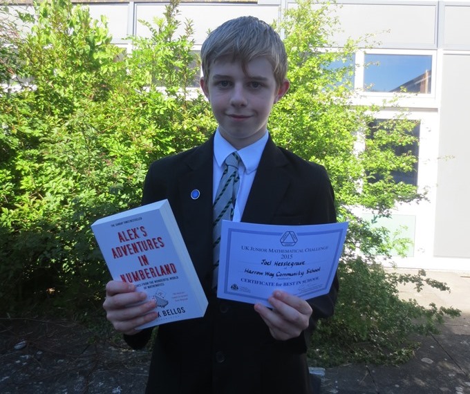 Harrow Way School Andover - Maths Challenge 2015-2