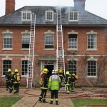 Fire Crews Tackle Roof Fire in Appleshaw