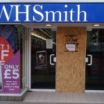 WH Smith Door Damaged