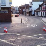 Town Centre Area Cordoned Off
