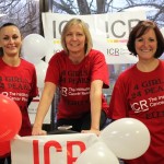 Three of the team - Lucilia Holder, Verity Brooker and Eleni Readman