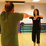 Valley Leisure Healthy Hearts instructor, Sammy Meredith putting people through their paces