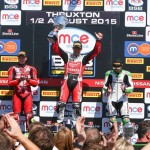 Brookes, Dan Linfoot and James Westmoreland on the podium