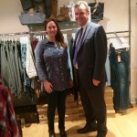 Lulu's owner Louise with Mark