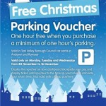 One Hour Free Parking in Andover This Christmas