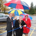 Mayor Cuts Ribbon to Open Former Court Car Park
