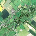 Aerial View of Longparish (image courtesy of Google)